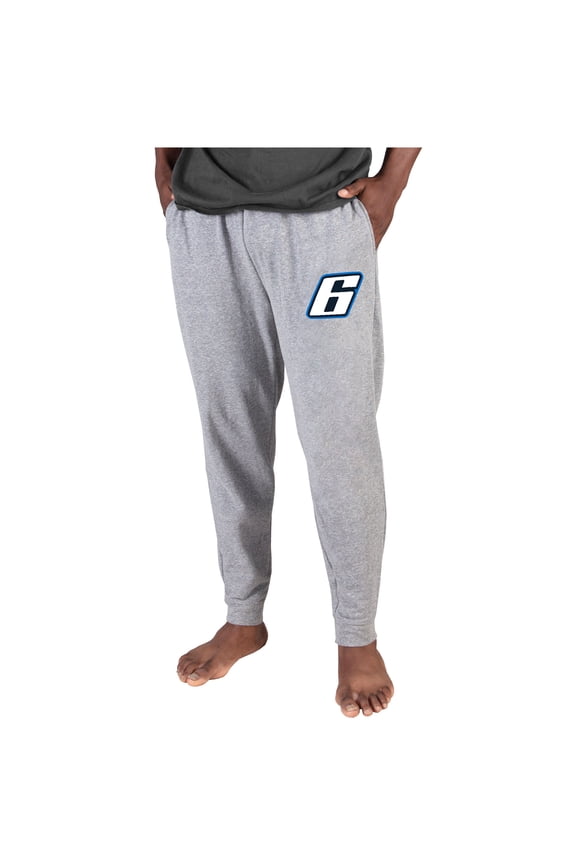 Men's Concepts Sport Gray Brad Keselowski Mainstream Cuffed Terry Pants