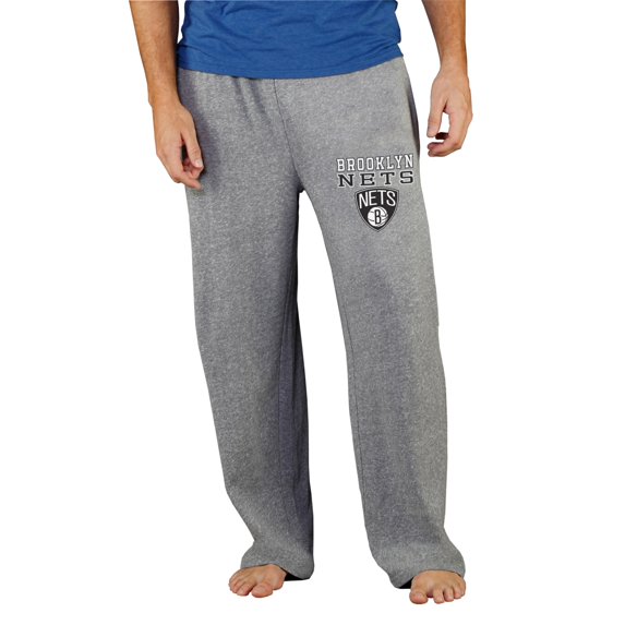 Men's Concepts Sport Gray Brooklyn Nets Mainstream Tri-Blend Terry Pants