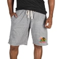 thumbnail image 1 of Men's Concepts Sport Gray Chicago Blackhawks Mainstream Tri-Blend Shorts, 1 of 1