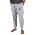 thumbnail image 1 of Men's Concepts Sport Gray Cleveland Browns Throwback Logo Mainstream Cuffed Terry Pants, 1 of 1