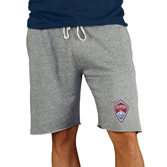 Men's Concepts Sport Gray Colorado Rapids Mainstream Terry Tri-Blend Shorts