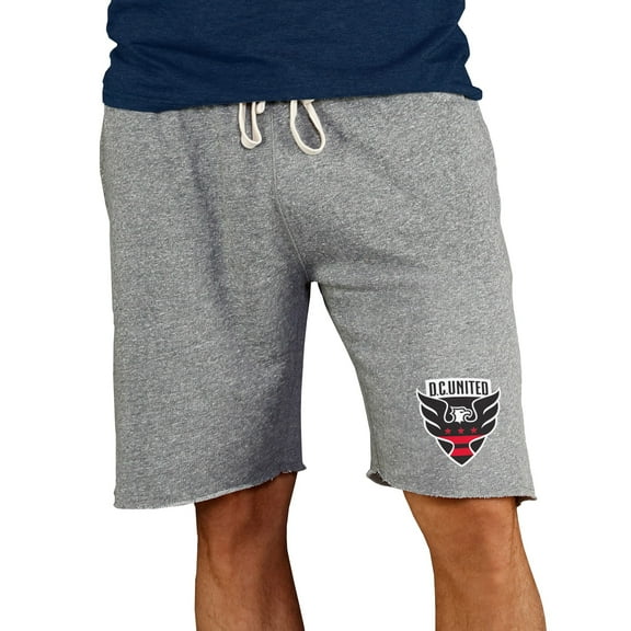 Men's Concepts Sport Gray D.C. United Mainstream Terry Tri-Blend Shorts