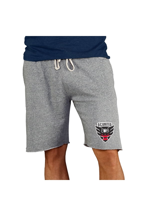 Men's Concepts Sport Gray D.C. United Mainstream Terry Tri-Blend Shorts