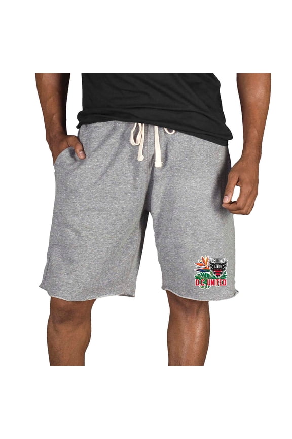 Men's Concepts Sport Gray D.C. United Mainstream Tri-Blend Shorts