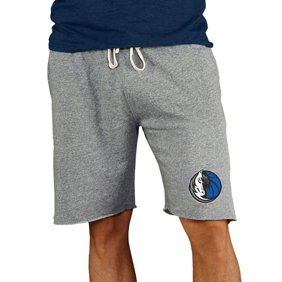Men's Concepts Sport Gray Dallas Mavericks Mainstream Terry Shorts