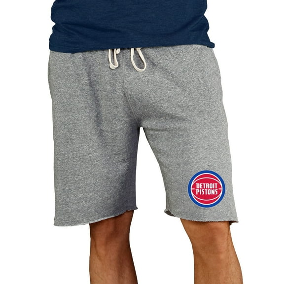 Men's Concepts Sport Gray Detroit Pistons Mainstream Terry Shorts