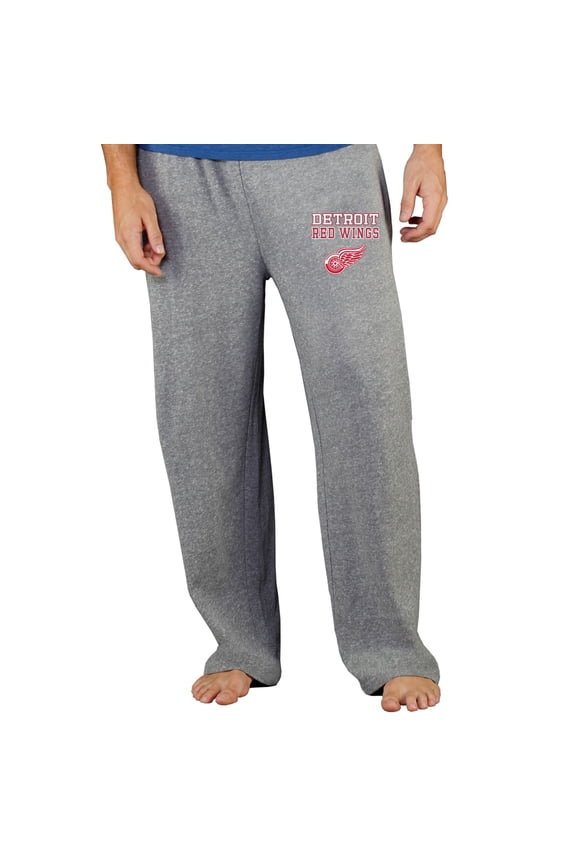 Men's Concepts Sport Gray Detroit Red Wings Mainstream Terry Pants