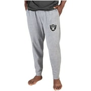 Men's Concepts Sport Gray Las Vegas Raiders Lightweight Jogger Sleep Pants