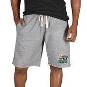 Mens Concepts Sport Gray Las Vegas Raiders Mainstream Tri-Blend Shorts