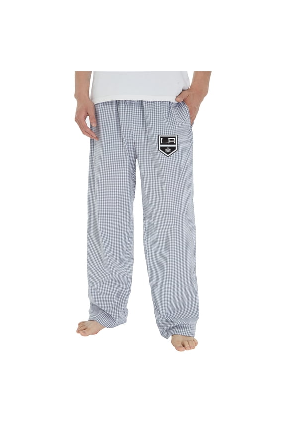 Men's Concepts Sport Gray Los Angeles Kings Traditional Woven Pants