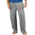 thumbnail image 1 of Men's Concepts Sport Gray Miami Hurricanes Mainstream Terry Pants, 1 of 1