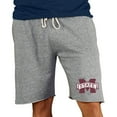 thumbnail image 1 of Men's Concepts Sport Gray Mississippi State Bulldogs Mainstream Terry Shorts, 1 of 1