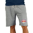 thumbnail image 1 of Men's Concepts Sport Gray New York Red Bulls Mainstream Terry Tri-Blend Shorts, 1 of 1