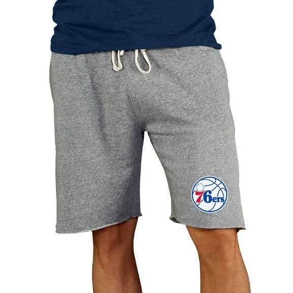 Men's Concepts Sport Gray Philadelphia 76ers Mainstream Terry Shorts