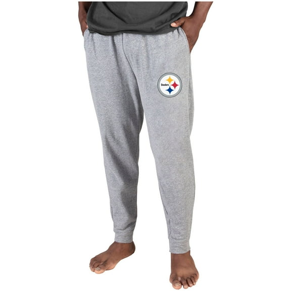 Men's Concepts Sport Gray Pittsburgh Steelers Lightweight Jogger Sleep Pants