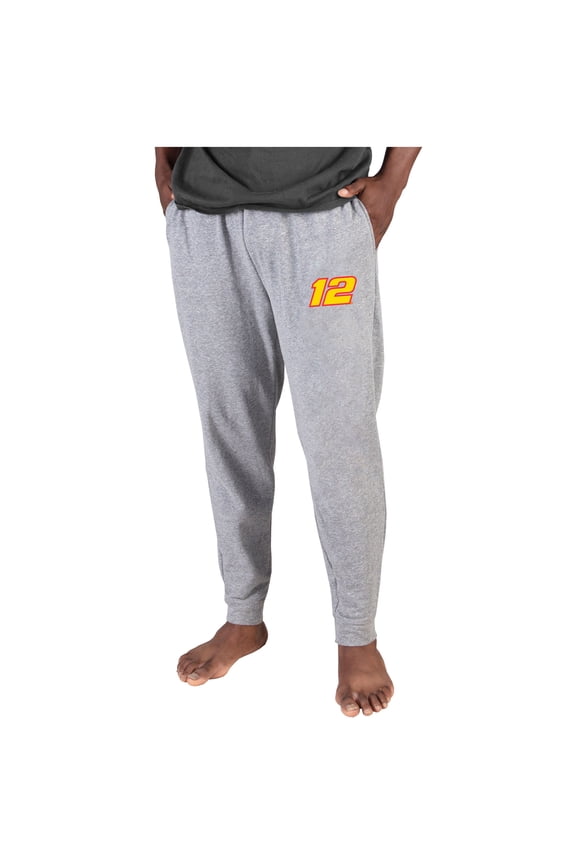 Men's Concepts Sport  Gray Ryan Blaney Mainstream Cuffed Terry Pants