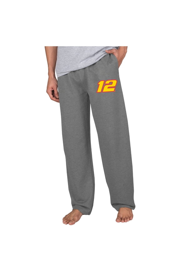 Men's Concepts Sport  Gray Ryan Blaney Mainstream Terry Pants