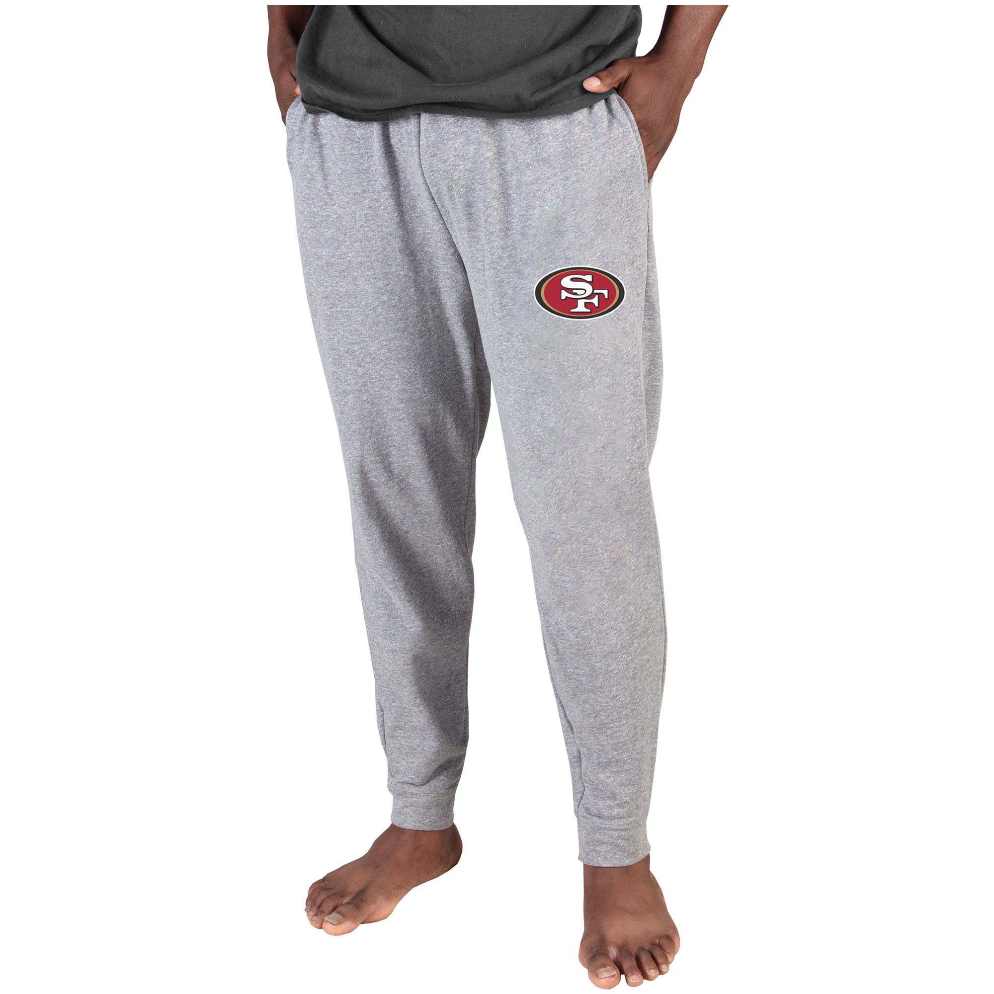 Men's Concepts Sport Gray San Francisco 49ers Lightweight Jogger Sleep Pants - image 1 of 1