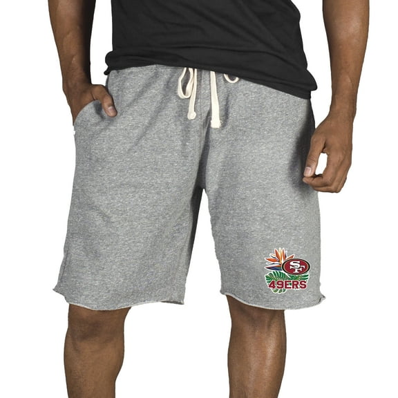 Men's Concepts Sport Gray San Francisco 49ers Mainstream Tri-Blend Shorts