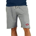 thumbnail image 1 of Men's Concepts Sport Gray San Francisco 49ers Throwback Logo Mainstream Terry Shorts, 1 of 1