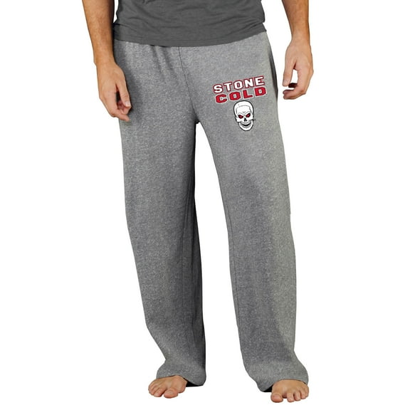 Men's Concepts Sport Gray "Stone Cold" Steve Austin Mainstream Terry Pants