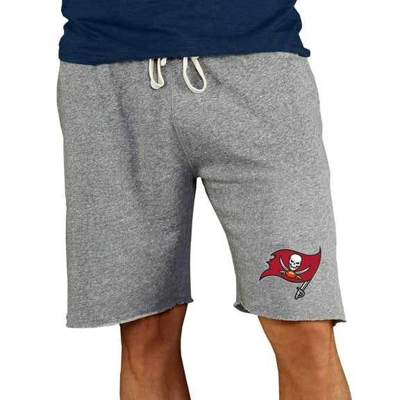 Men's Concepts Sport Gray Tampa Bay Buccaneers Mainstream Terry Shorts