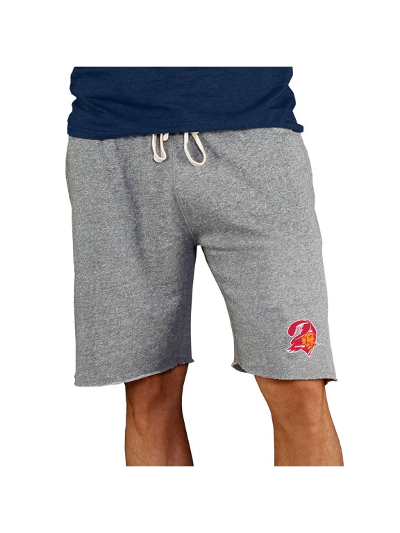 Men's Concepts Sport Gray Tampa Bay Buccaneers Throwback Logo Mainstream Terry Shorts