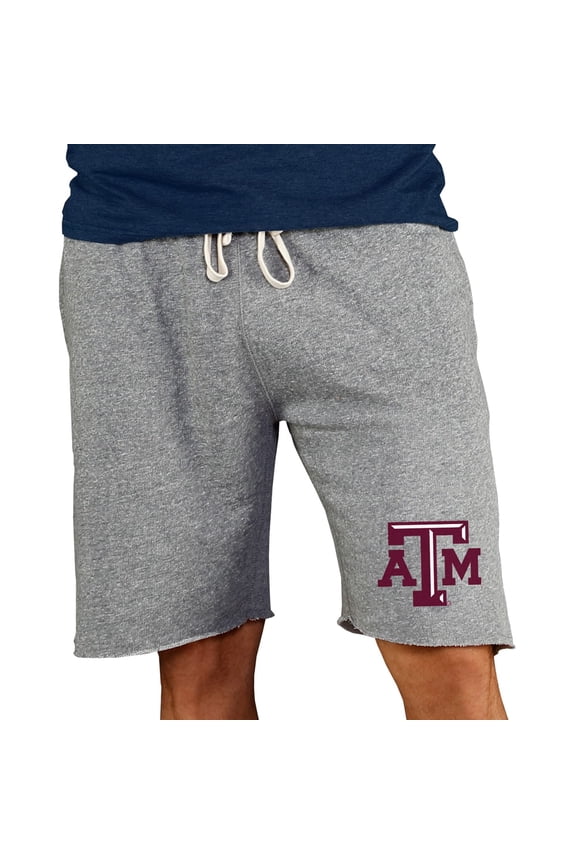 Men's Concepts Sport Gray Texas A&M Aggies Mainstream Terry Shorts