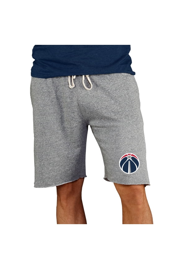 Men's Concepts Sport Gray Washington Wizards Mainstream Terry Shorts