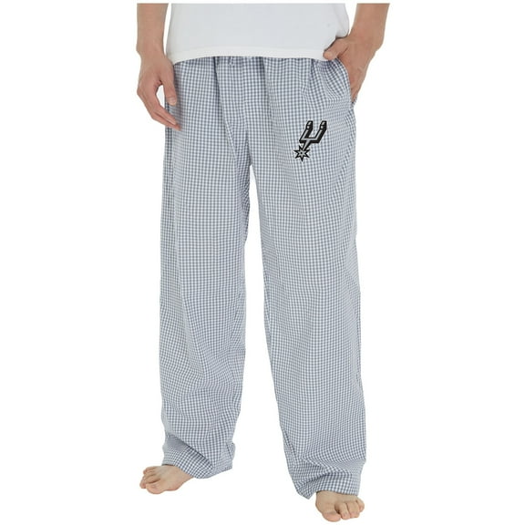 Men's Concepts Sport Gray/White San Antonio Spurs Tradition Woven Pants