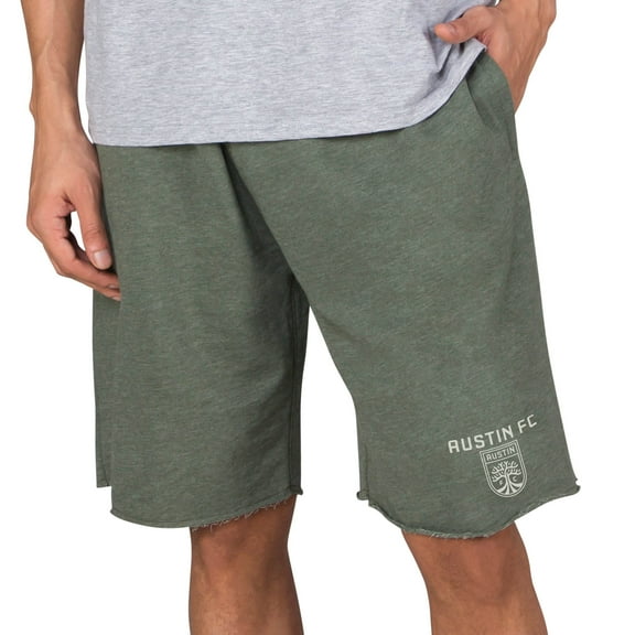 Men's Concepts Sport Green Austin FC Mainstream Tri-Blend Terry Shorts