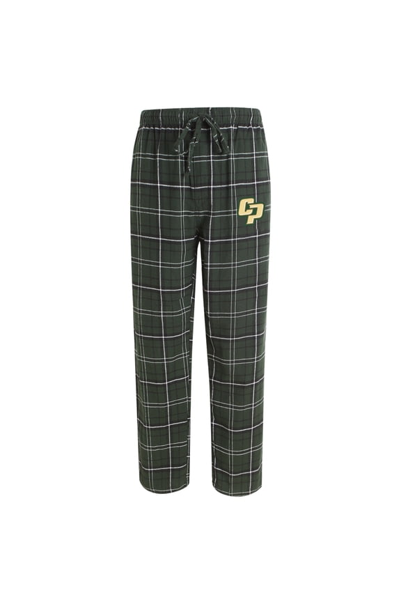 Men's Concepts Sport Green/Black Cal Poly Mustangs Ultimate Flannel Pants