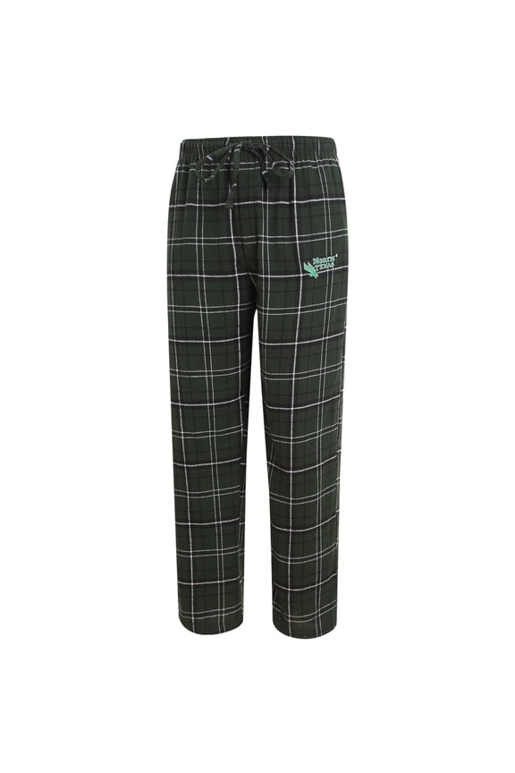 Men's Concepts Sport Green/Black North Texas Mean Green Ultimate Flannel Pants