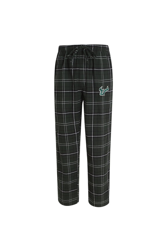 Men's Concepts Sport Green/Black South Florida Bulls Ultimate Flannel Pants