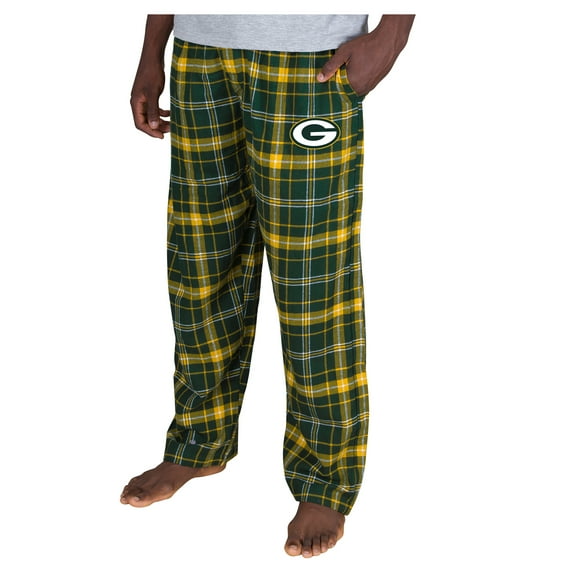 Men's-Concepts Sport Green Green Bay Packers Ultimate Plaid Flannel Pants