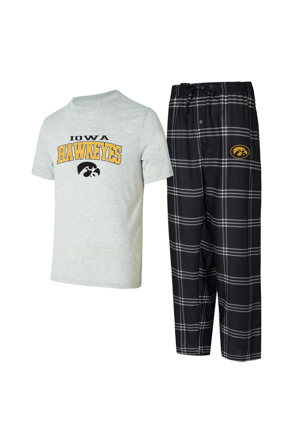 Men's Concepts Sport Iowa Hawkeyes Top & Pants Sleep Set