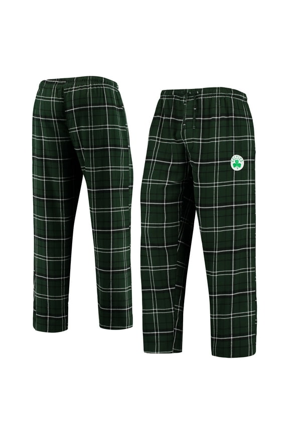 Men's Concepts Sport Kelly Green/Black Boston Celtics Ultimate Plaid Flannel Pants