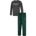 thumbnail image 1 of Men's Concepts Sport Kelly Green/Heathered Charcoal North Texas Mean Green Meter Long Sleeve Top & Pants Sleep Set, 1 of 5