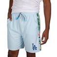 thumbnail image 1 of Men's Concepts Sport Light Blue Los Angeles Dodgers Curate Knit Shorts, 1 of 1