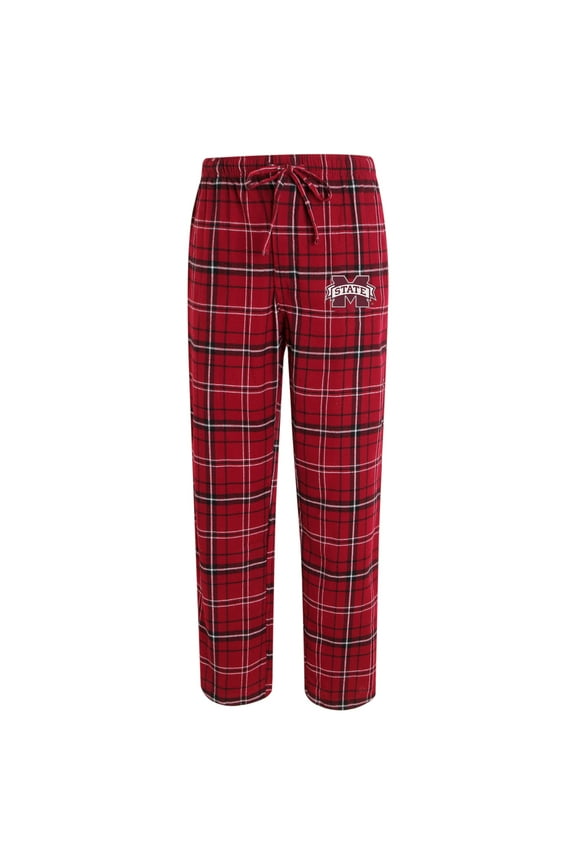 Men's Concepts Sport Maroon/Black Mississippi State Bulldogs Ultimate Flannel Pants