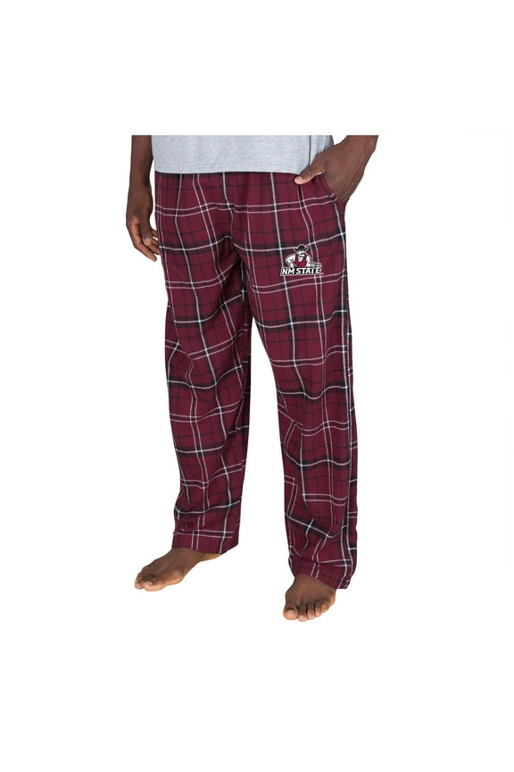 Men's Concepts Sport Maroon/Black New Mexico State Aggies Ultimate Flannel Pants