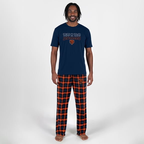 Men's Concepts Sport Navy Chicago Bears Highland Sleep Set