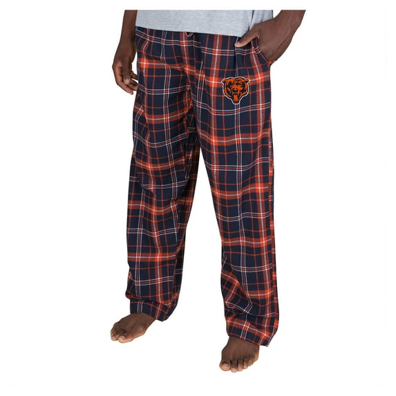 Men's-Concepts Sport Navy Chicago Bears Ultimate Plaid Flannel Pants