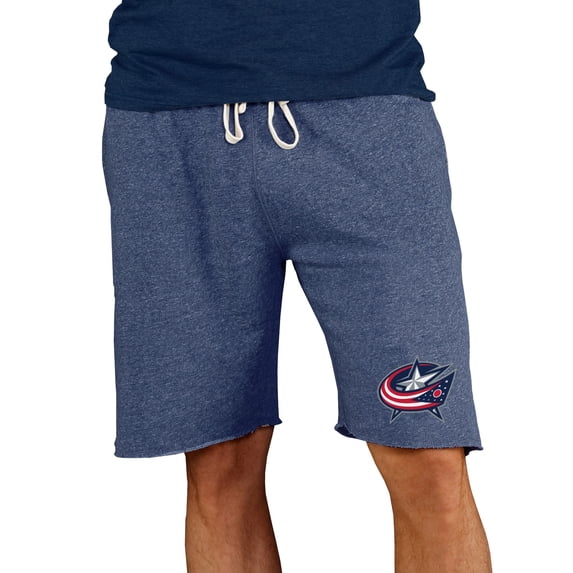 Men's Concepts Sport Navy Columbus Blue Jackets Mainstream Terry Shorts
