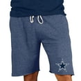 thumbnail image 1 of Men's Concepts Sport Navy Dallas Cowboys Mainstream Terry Shorts, 1 of 1