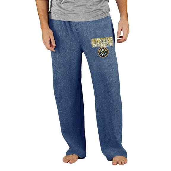Men's Concepts Sport Navy Denver Nuggets Mainstream Tri-Blend Terry Pants