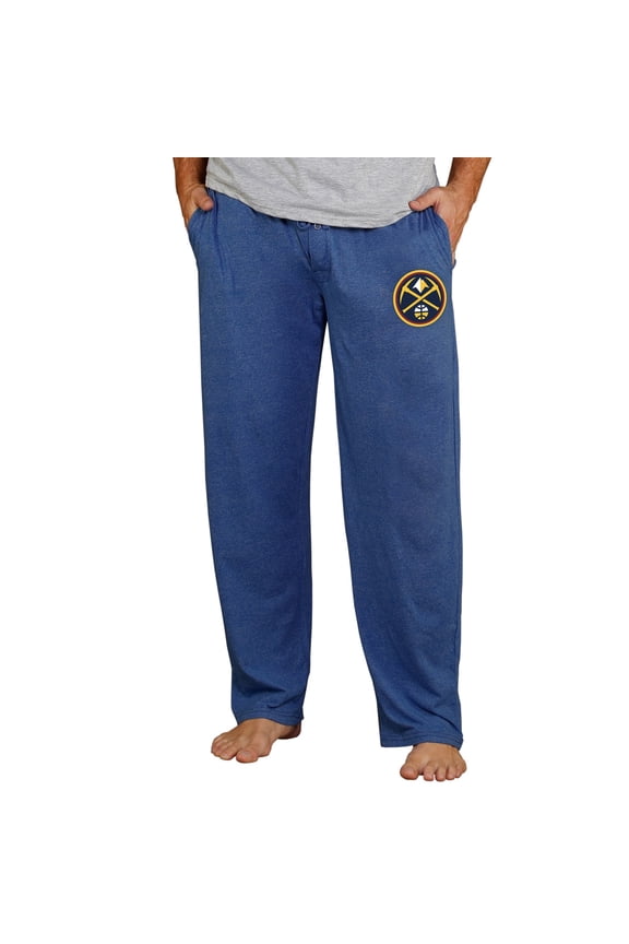 Men's Concepts Sport Navy Denver Nuggets Quest Knit Lounge Pants