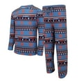 thumbnail image 1 of Men's Concepts Sport Navy Detroit Tigers Knit Ugly Sweater Long Sleeve Top & Pants Set, 1 of 3