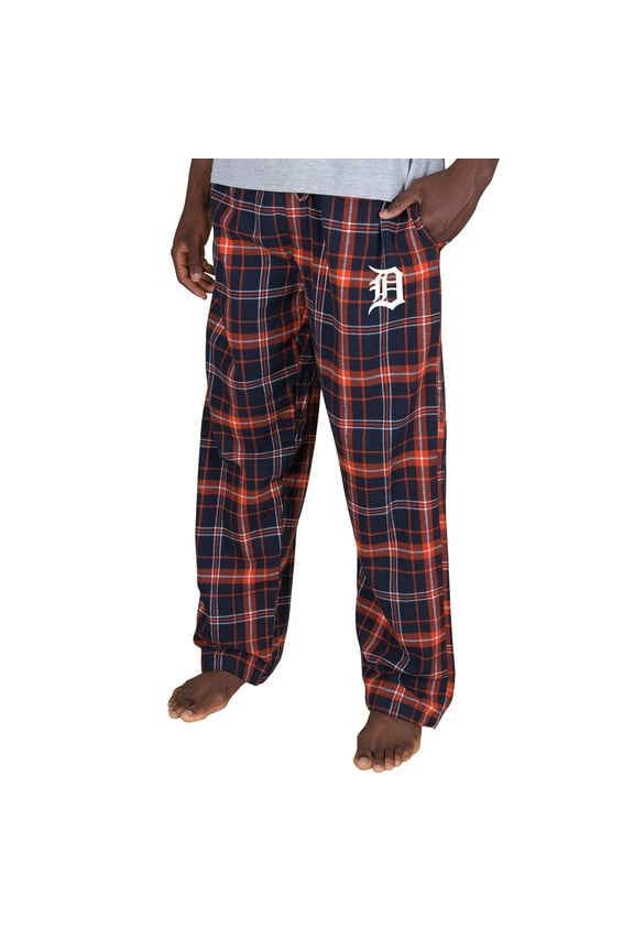 Men's Concepts Sport Navy Detroit Tigers Ultimate Plaid Flannel Pajama Pants