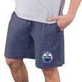 thumbnail image 1 of Men's Concepts Sport  Navy Edmonton Oilers Quest Knit Jam Shorts, 1 of 1